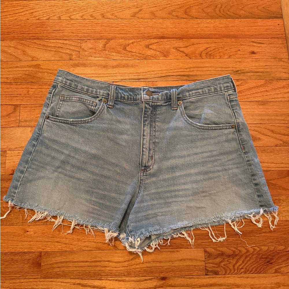 Universal Thread Light Blue Frayed Jean Shorts
